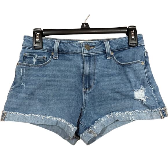 CLEARANCE Paige Jimmy Jimmy Short Women's Distressed Cuffed Shorts Size 25 - Picture 1 of 7